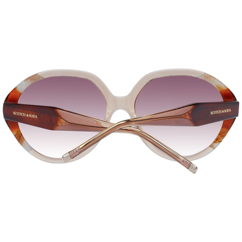 Lunettes de soleil Scotch & Soda pour femmes - Marron, style et protection UV