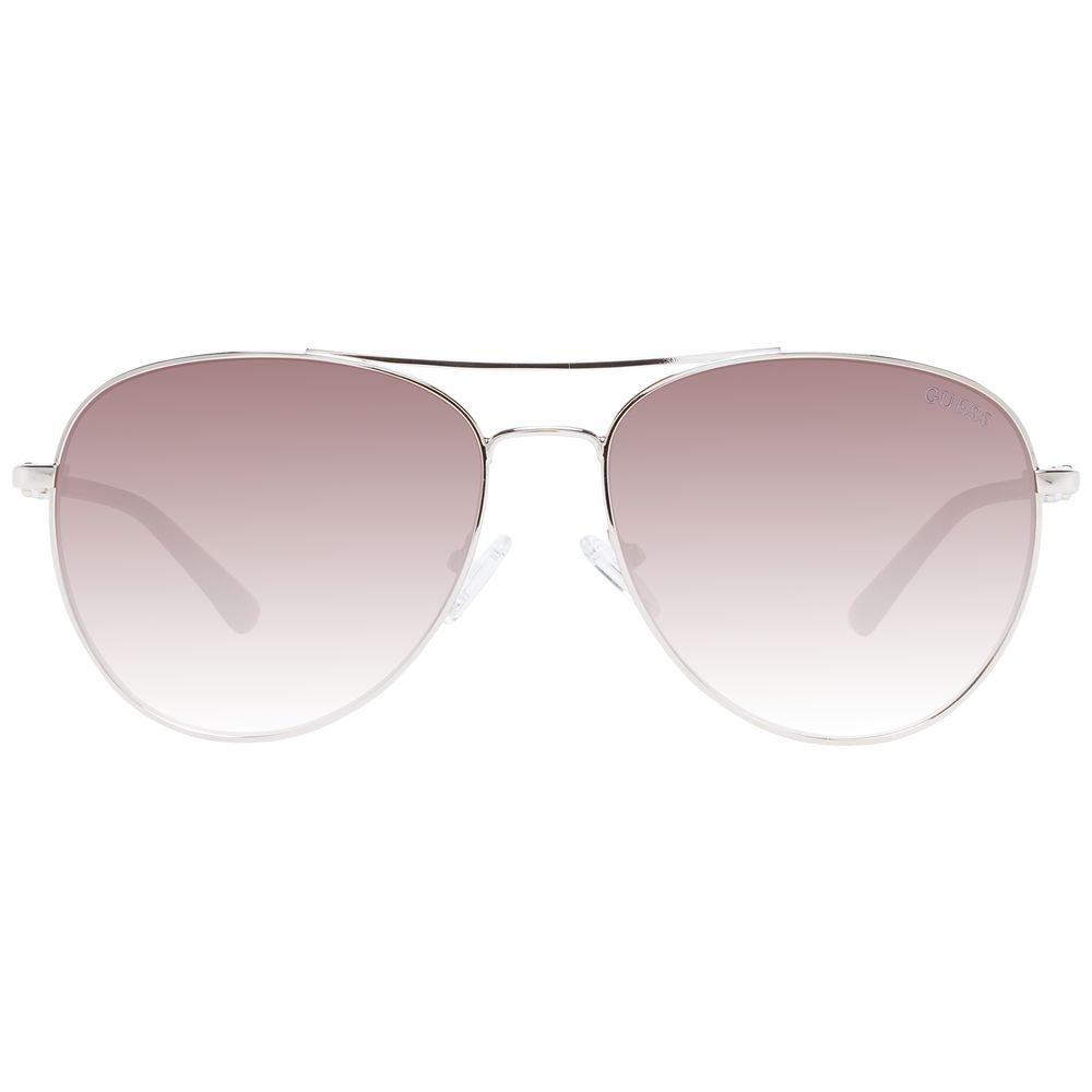 Guess Silver Women Sunglass - Aviator Style