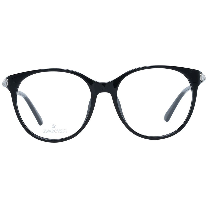 Swarovski Black Women Glasses Frame - Stylish Acetate Eyewear