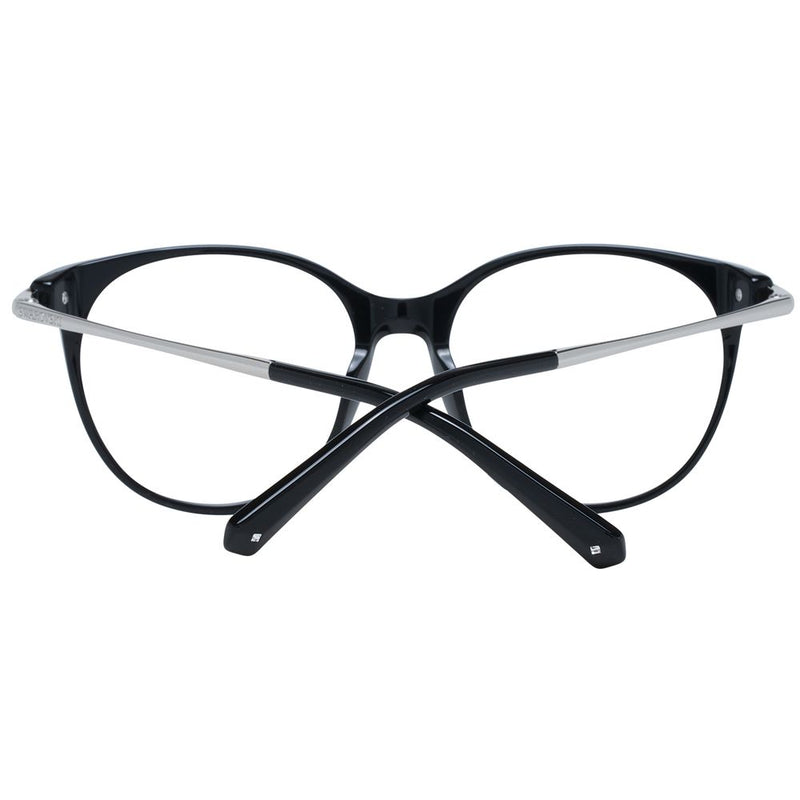 Swarovski Black Women Glasses Frame - Stylish Acetate Eyewear