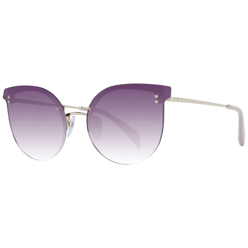 Maje Gold Cat Eye Sunglasses - Luxe Lunettes de Femme