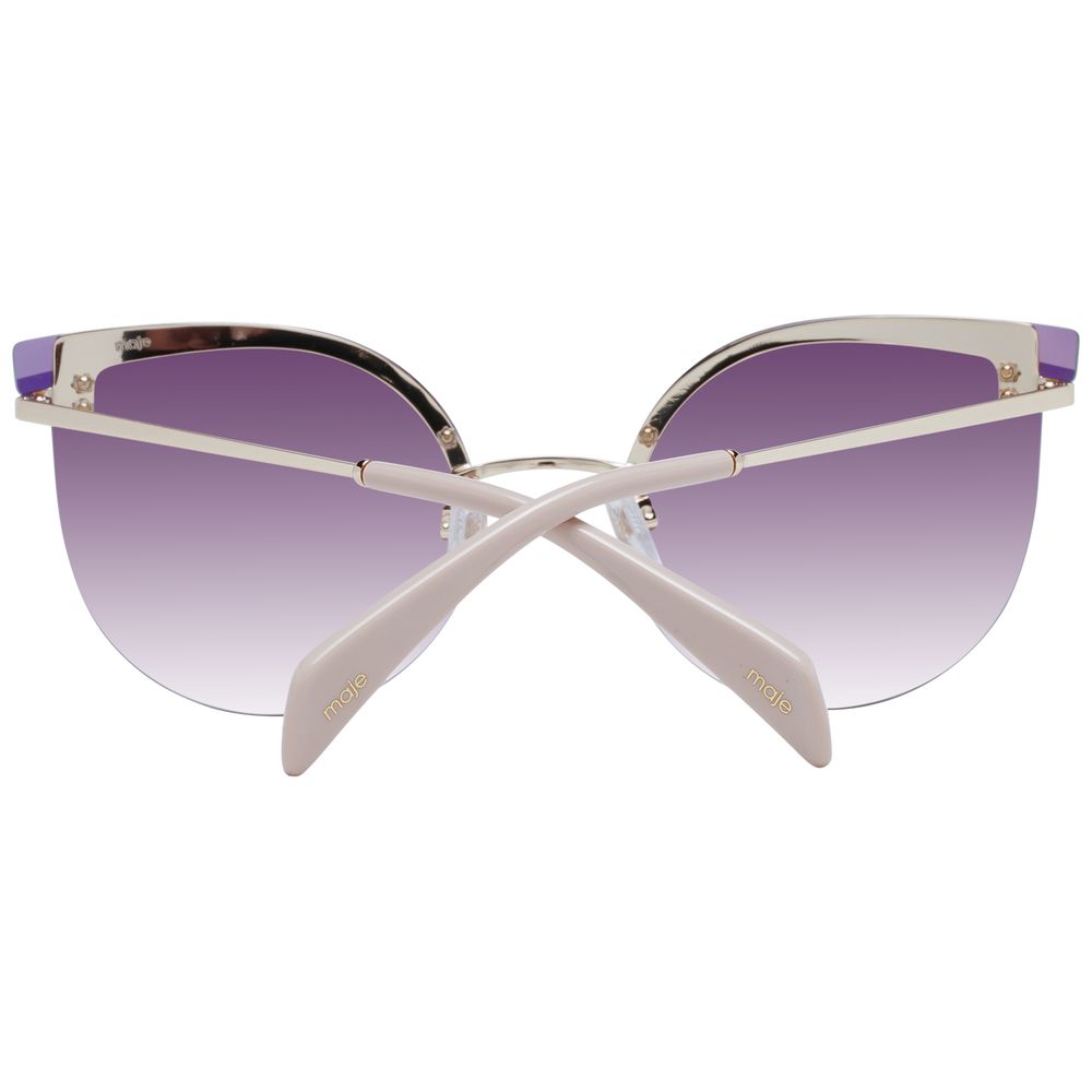 Maje Gold Cat Eye Sunglasses - Luxury Women's Eyewear
