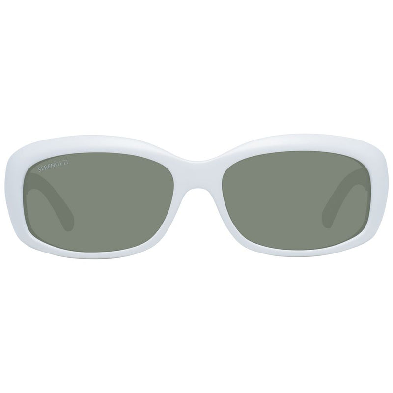 Serengeti White Women Sunglass - Polarized Protection