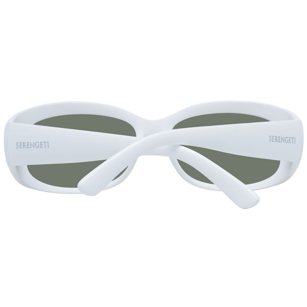Serengeti White Women Sunglass - Protection Polarisée