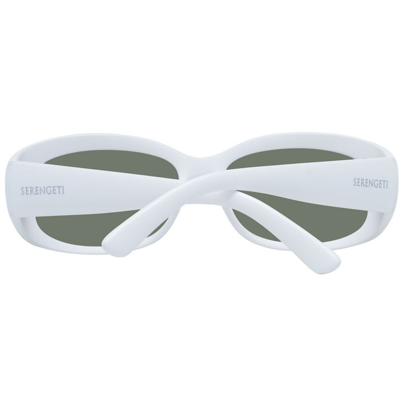 Serengeti White Women Sunglass - Polarized Protection