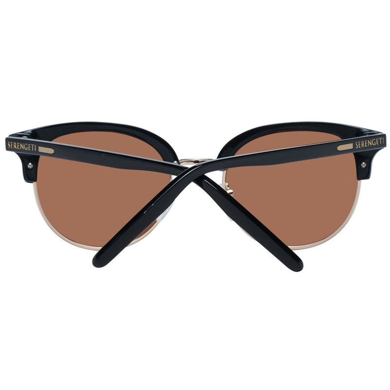 Serengeti Black Women Sunglasses - Polarized & Mirrored