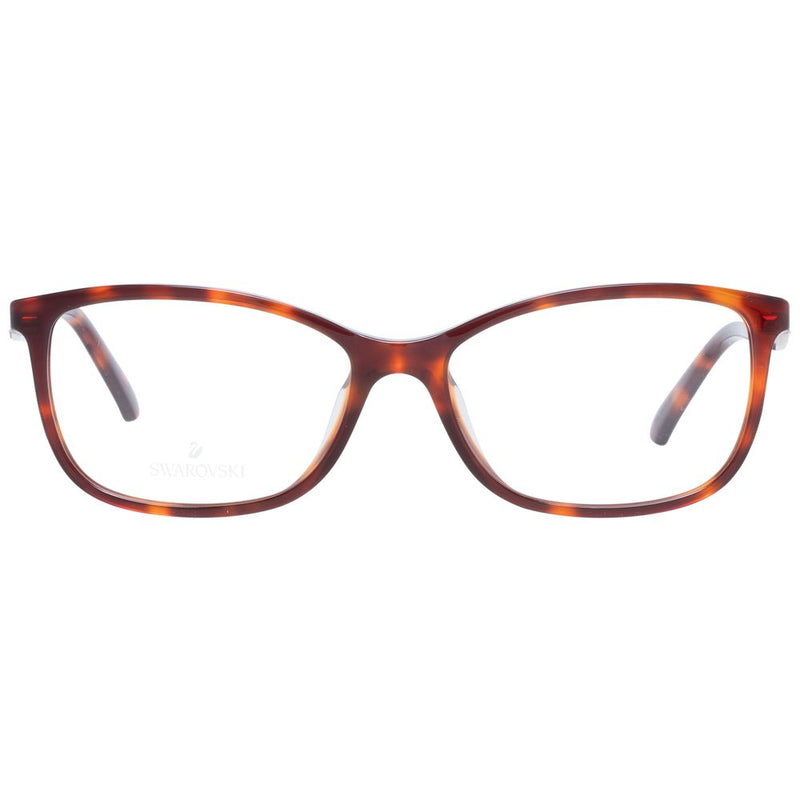 Swarovski Brown Women Glasses Frame - Elegant Full-Rim Design