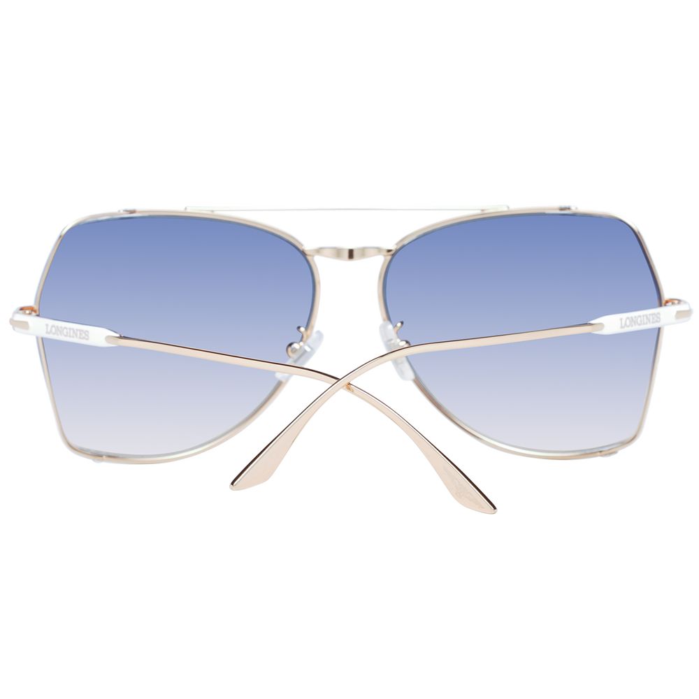 Longines Gold Women Sunglasses - Stylish Aviator with Gradient Lenses