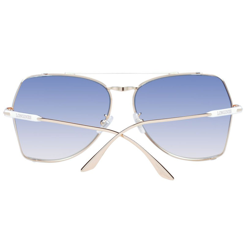 Longines Gold Women Sunglasses - Stylish Aviator with Gradient Lenses