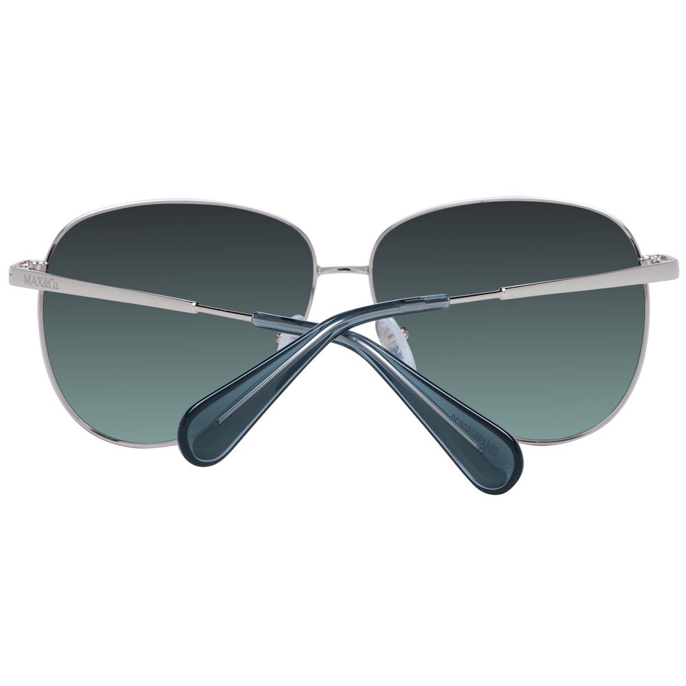 Max & Co Rose Gold Women Sunglasses - Chic Aviator Style