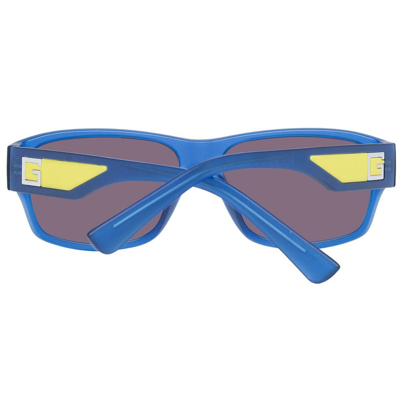 Guess Blue Unisex Sunglasses with Gradient Lenses