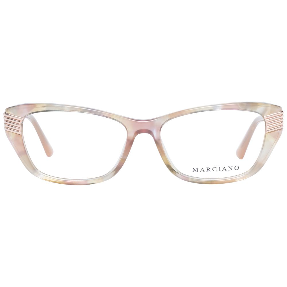 Marciano by Guess Beige Cat-Eye Women Glasses Frame