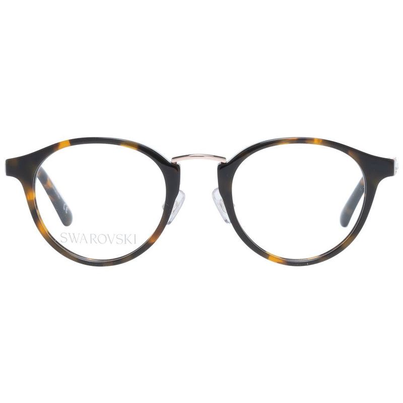 Swarovski Brown Women Glasses Frame - Elegant Oval Design