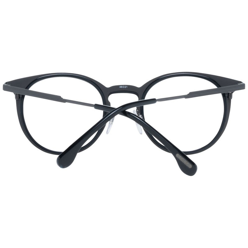 Lozza Black Unisex Glasses Frame - Stylish and Durable Eyewear