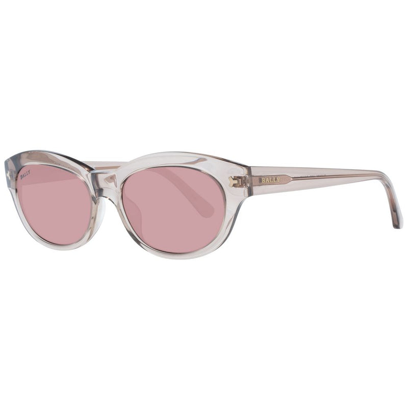 Bally Brown Women Sunglasses - Elegant Oval Design with UV Protection