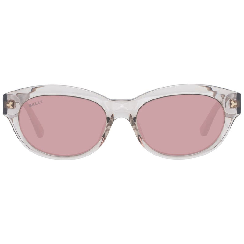 Bally Brown Women Sunglasses - Elegant Oval Design with UV Protection