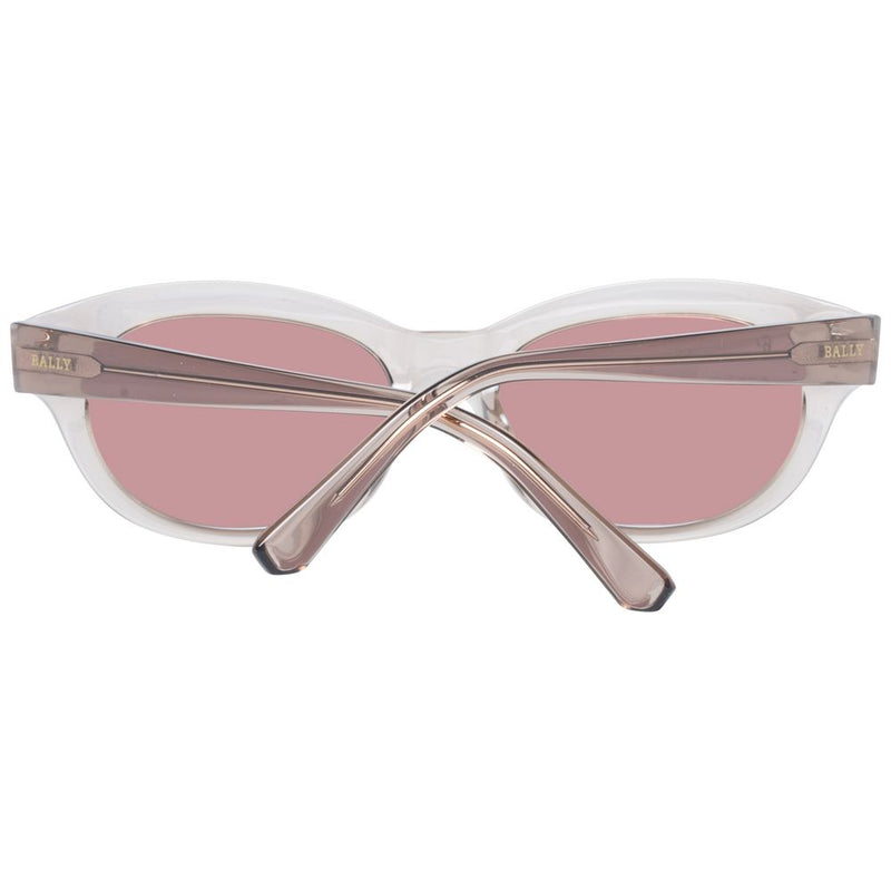 Bally Brown Women Sunglasses - Elegant Oval Design with UV Protection