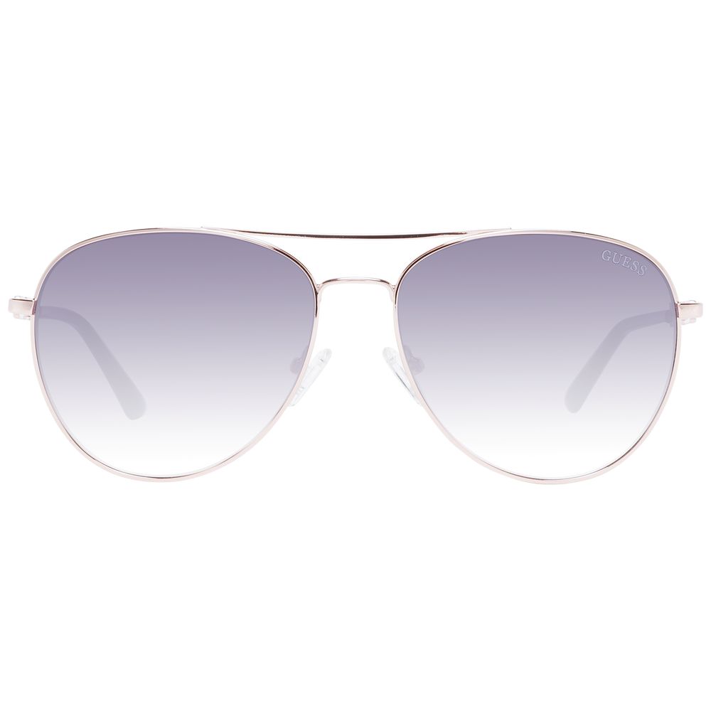 Guess Rose Gold Women Sunglass - Élégant Style Aviateur
