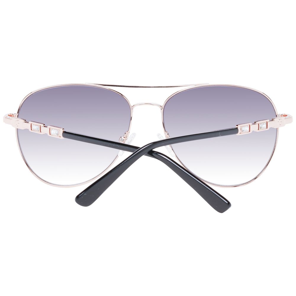 Guess Rose Gold Women Sunglass - Élégant Style Aviateur