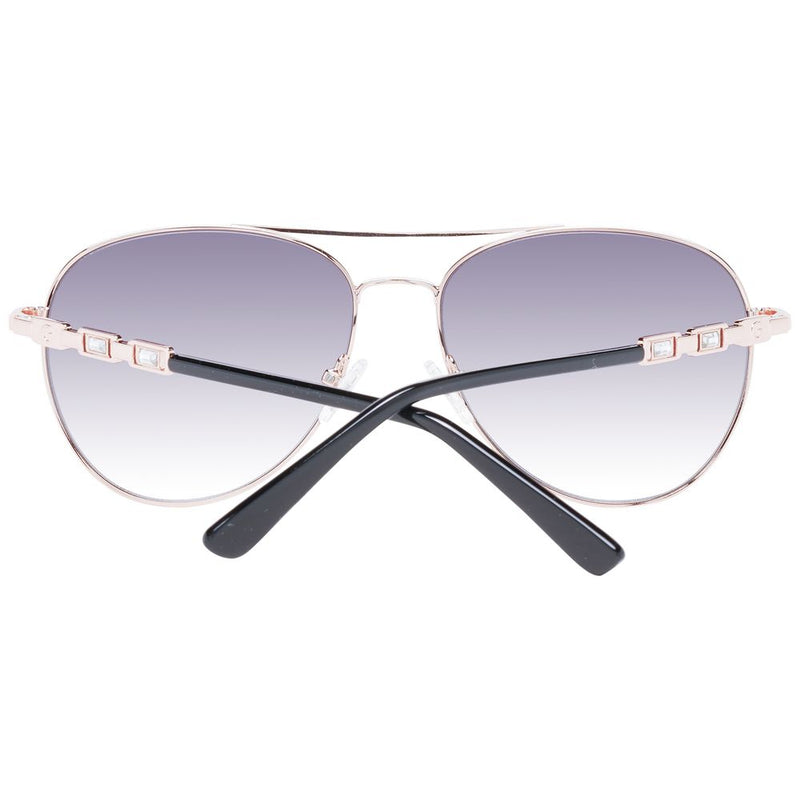Guess Rose Gold Women Sunglass - Elegant Aviator Style