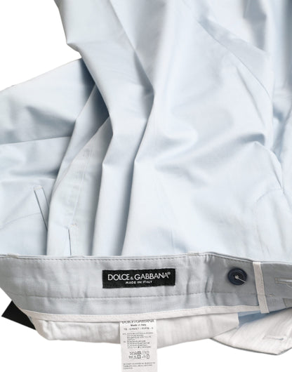 Dolce &amp; Gabbana lichtblauwe, strakke spijkerbroek van stretch katoen