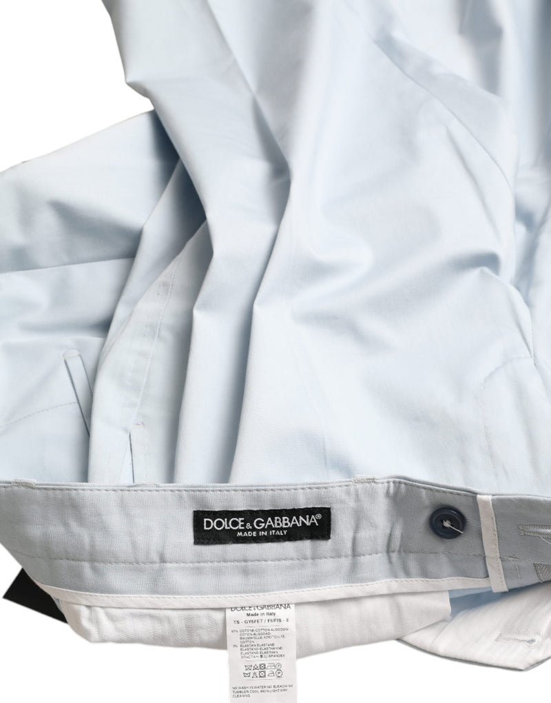 Dolce &amp; Gabbana lichtblauwe, strakke spijkerbroek van stretch katoen