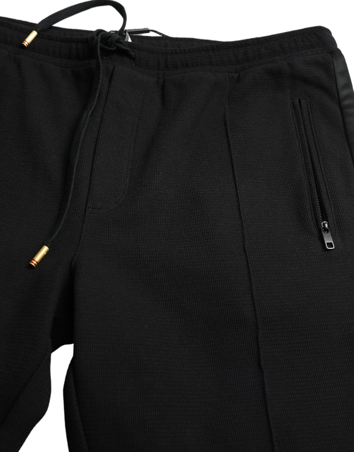 Pantalon de jogging skinny en coton noir Dolce &amp; Gabbana