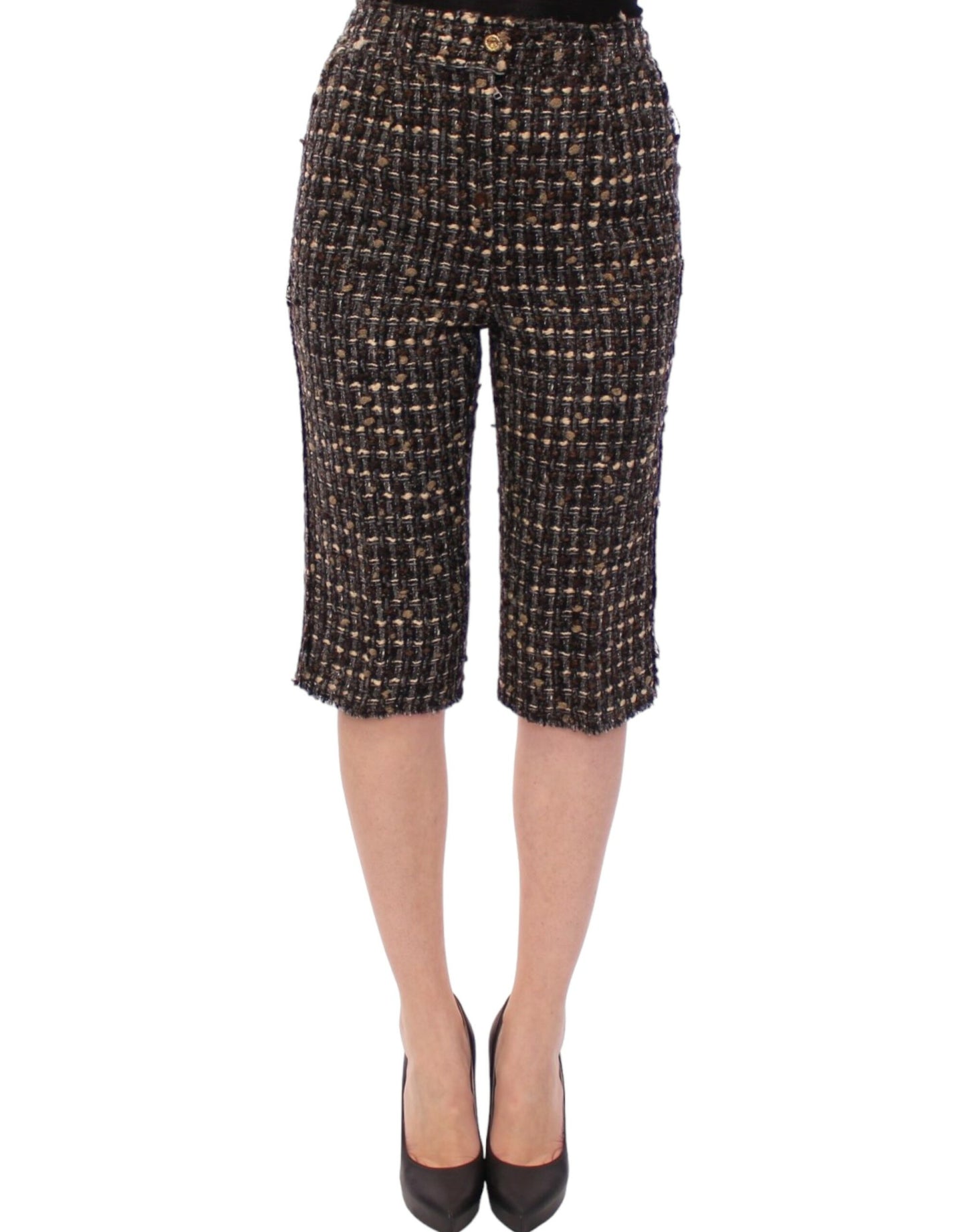 Dolce & Gabbana gemengde wollen shortsbroek