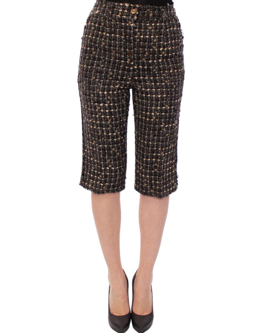 Dolce & Gabbana gemengde wollen shortsbroek