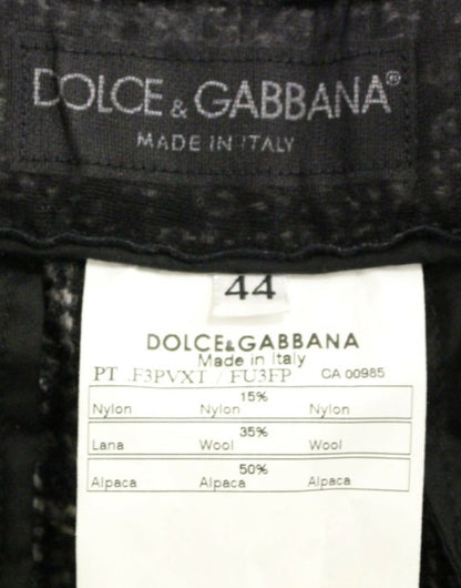 Dolce & Gabbana grijze wollen shortsbroek