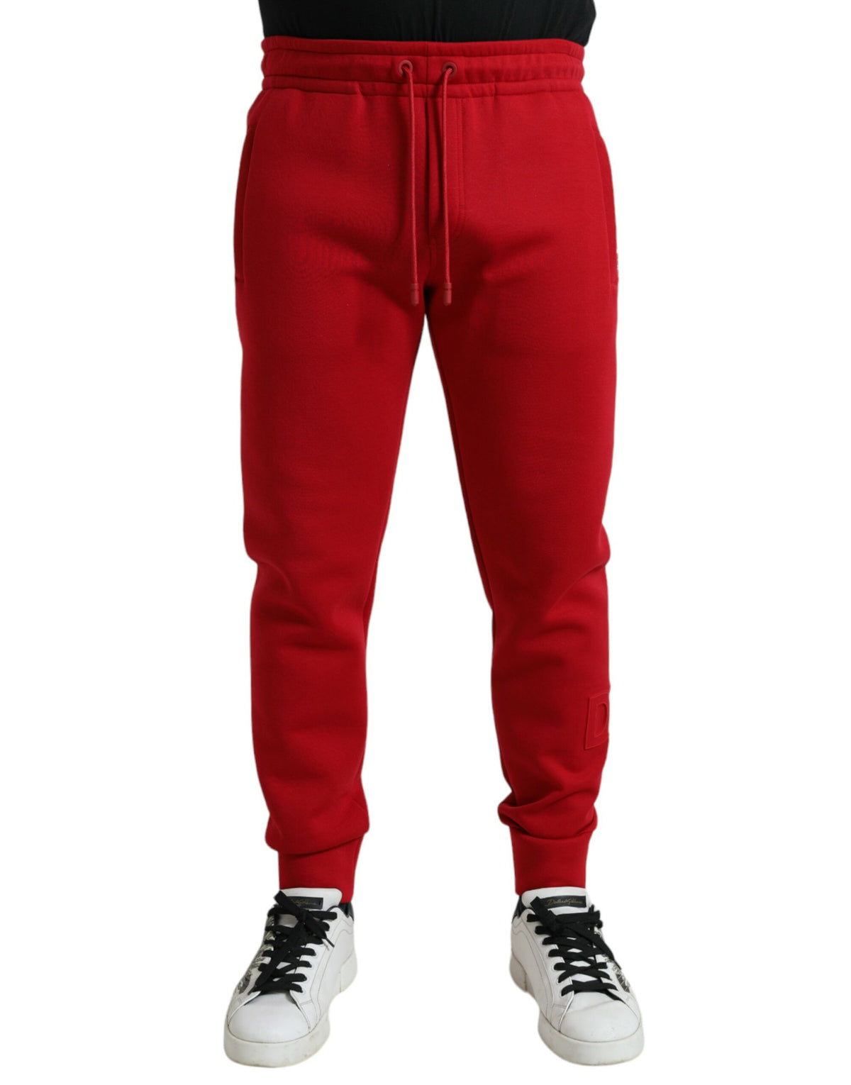 Pantalon de jogging skinny en coton mélangé rouge de Dolce &amp; Gabbana