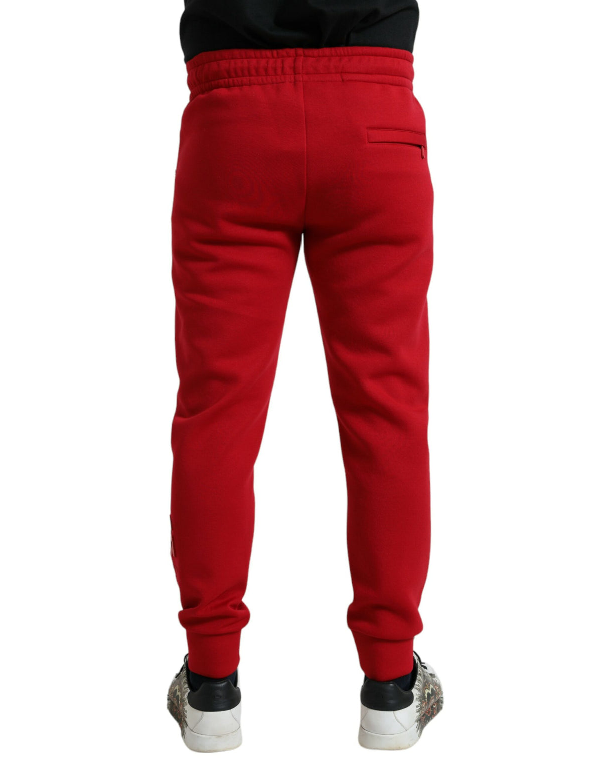 Pantalon de jogging skinny en coton mélangé rouge de Dolce &amp; Gabbana