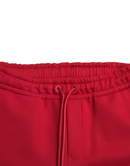 Pantalon de jogging skinny en coton mélangé rouge de Dolce &amp; Gabbana