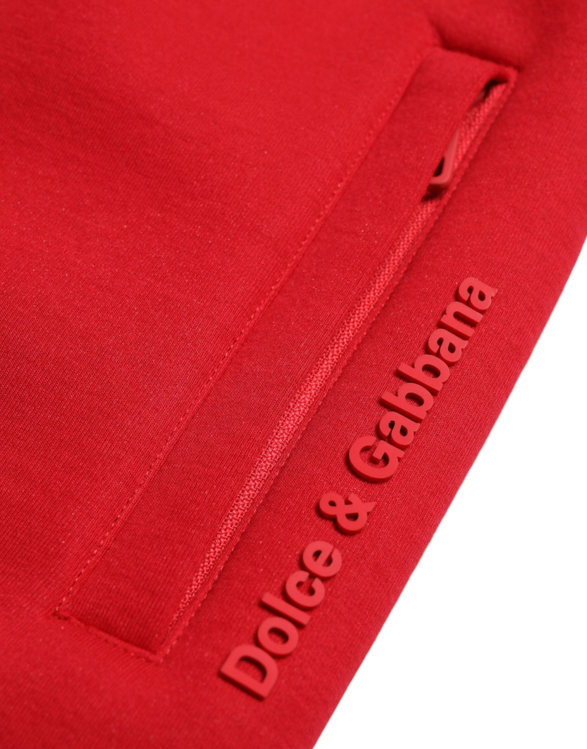 Pantalon de jogging skinny en coton mélangé rouge de Dolce &amp; Gabbana
