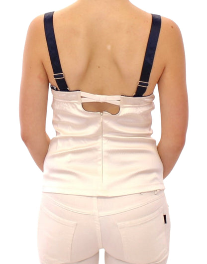 Dolce & Gabbana wit tanktop met zeilermotief