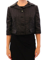 Dolce &amp; Gabbana - Boléro court noir - Veste-manteau