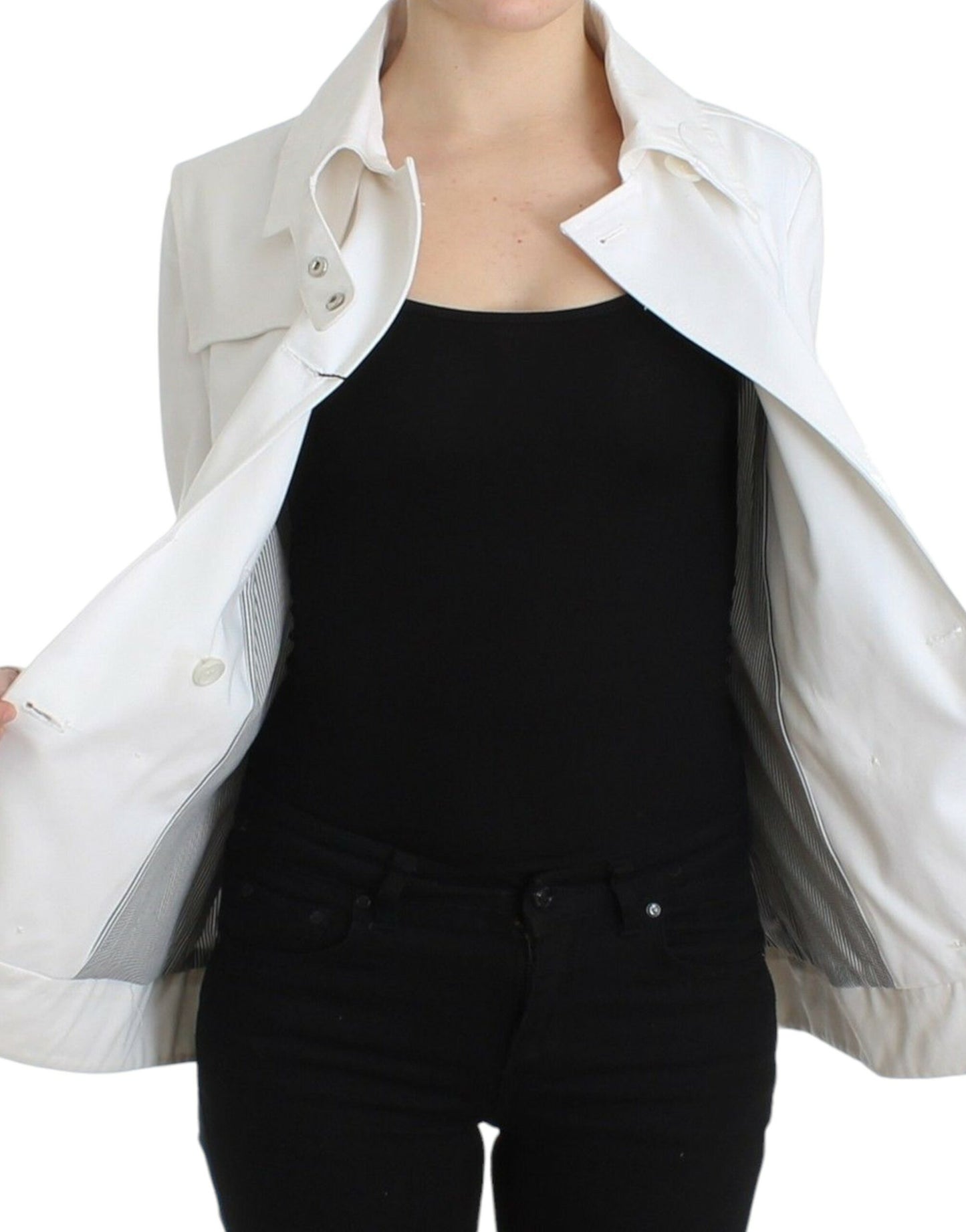 Gilet/blazer blanc à double boutonnage GF Ferre