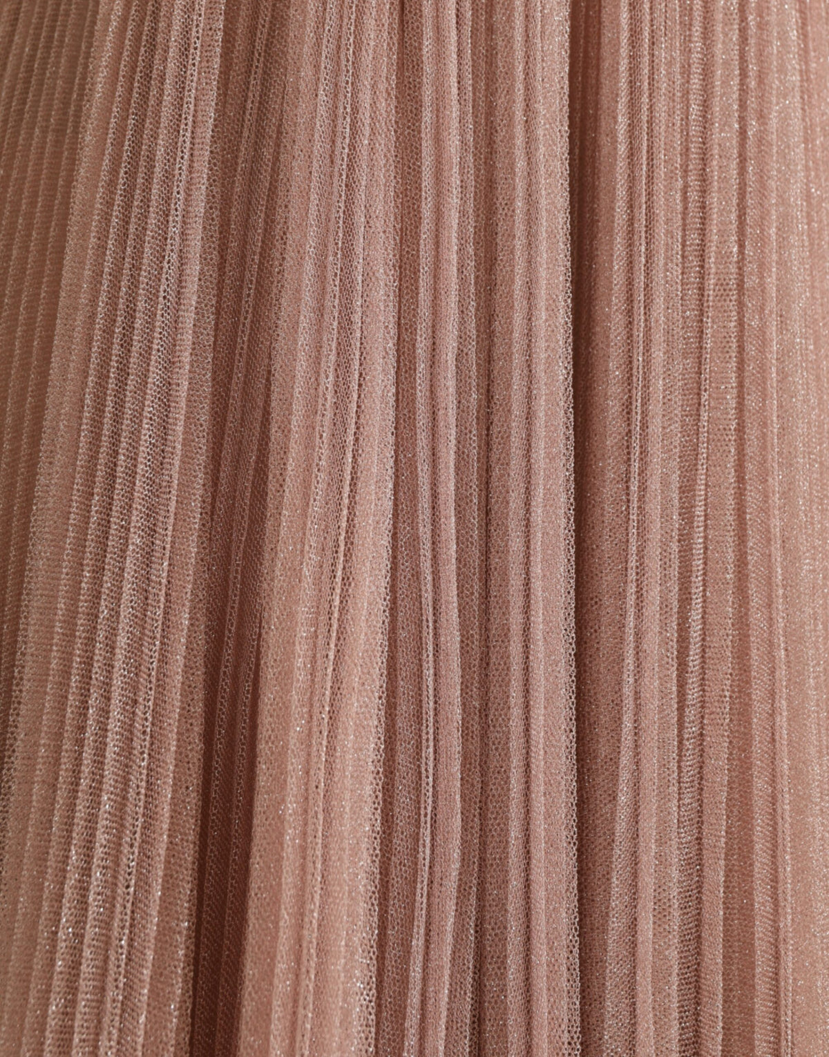 Robe Plissée Lame Tulle Rose Dolce & Gabbana