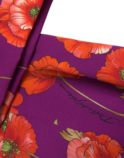 Dolce & Gabbana jurk met bloemenprint en papavermotief in verschillende kleuren