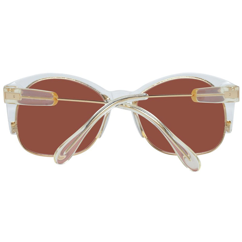 Serengeti Gold Unisex Polarized Round Frame Sunglasses