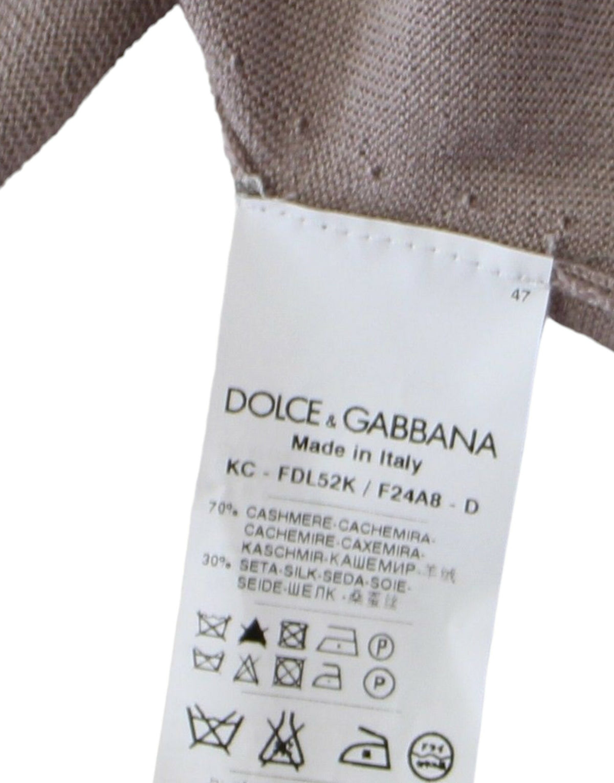 Boléro en tricot cachemire et soie Dolce &amp; Gabbana
