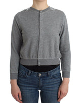 Cardigan Top en Dentelle Grise de Lingerie Ermanno Scervino