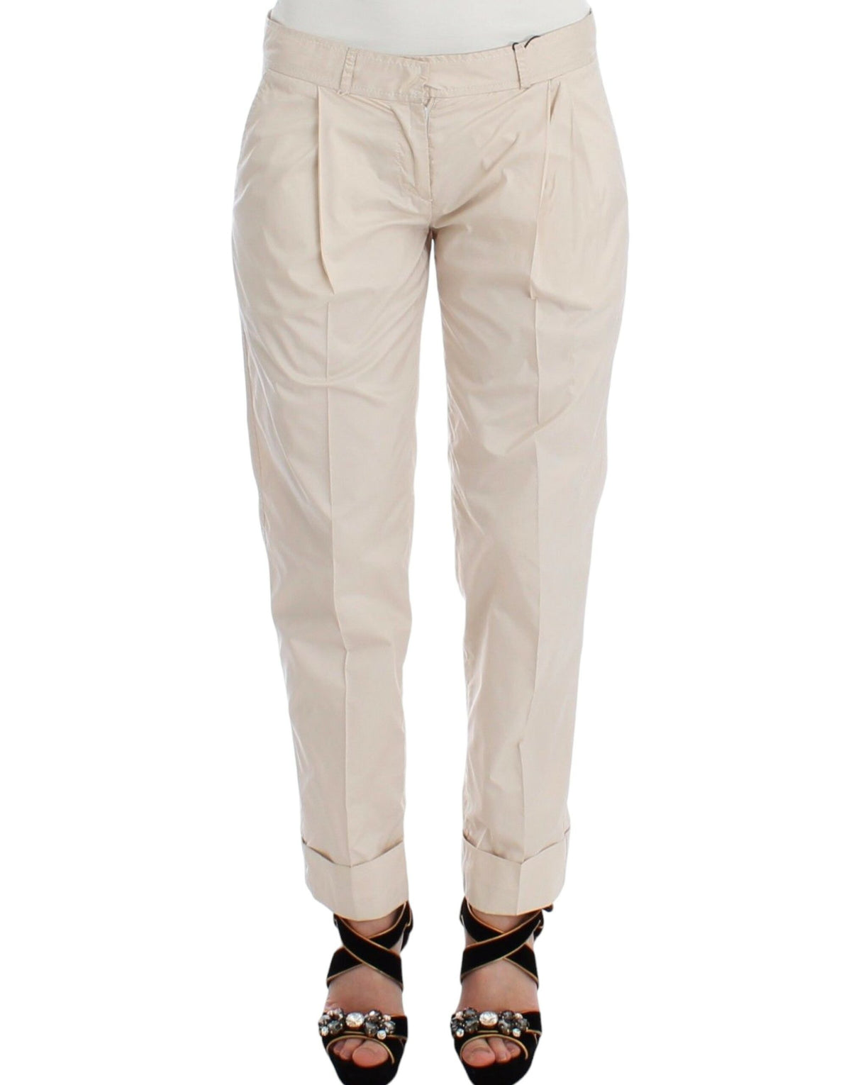 Pantalons Chino décontractés beige de Ermanno Scervino