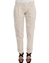 Pantalons Chino décontractés beige de Ermanno Scervino