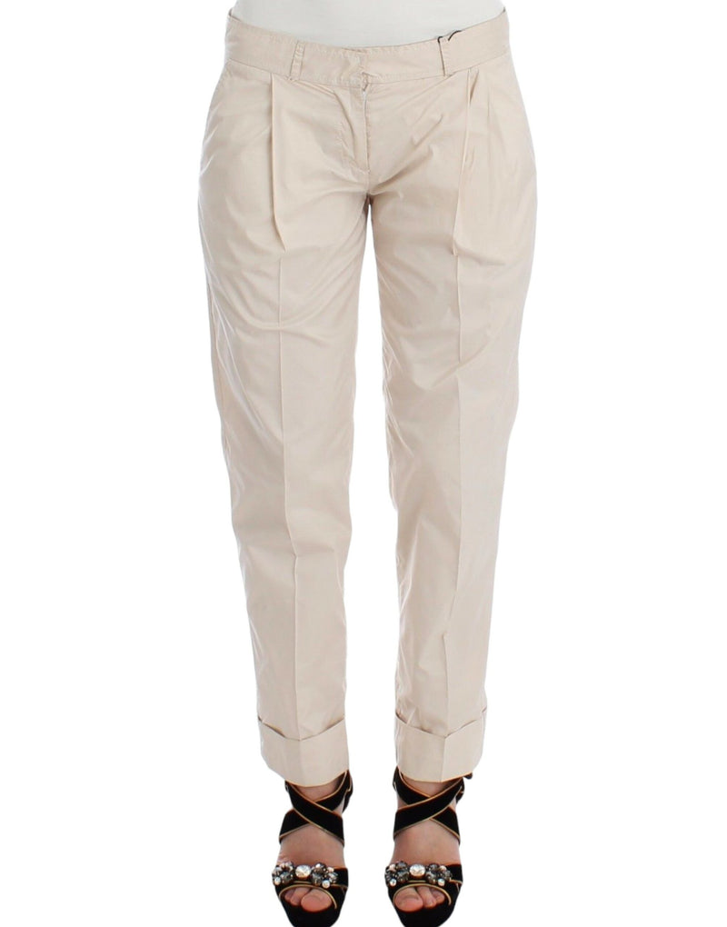 Pantalons Chino décontractés beige de Ermanno Scervino