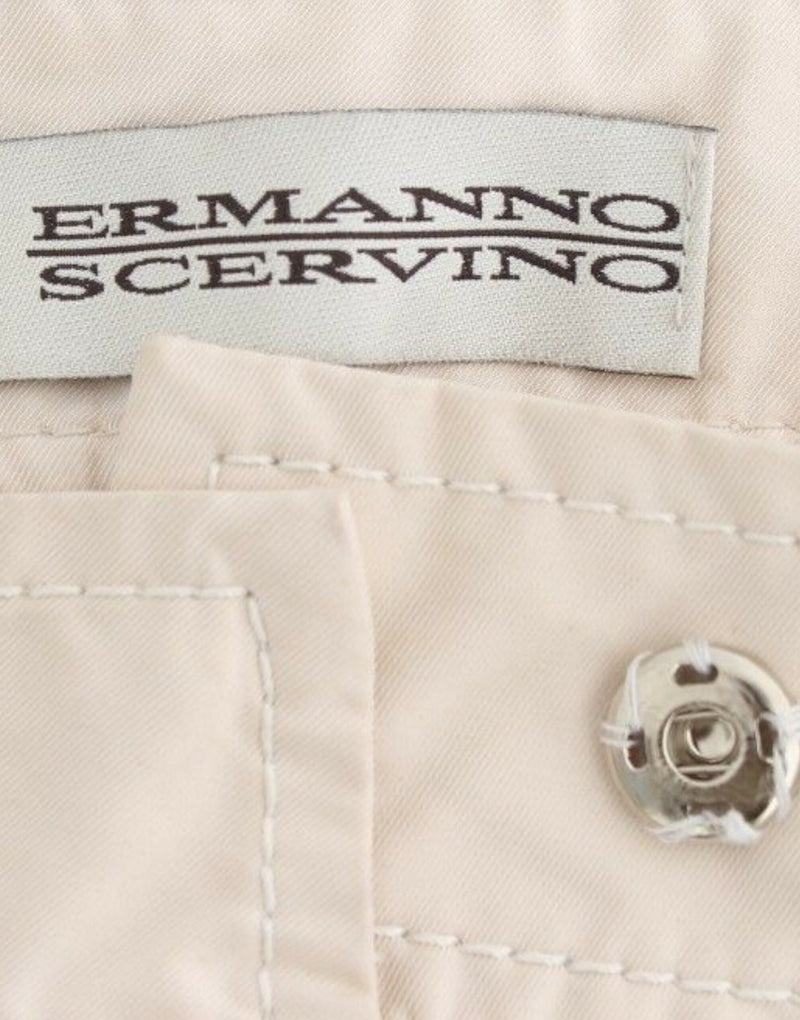 Pantalons Chino décontractés beige de Ermanno Scervino