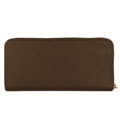 Baldinini Trend Exquisite leren portemonnee met rits in bruin