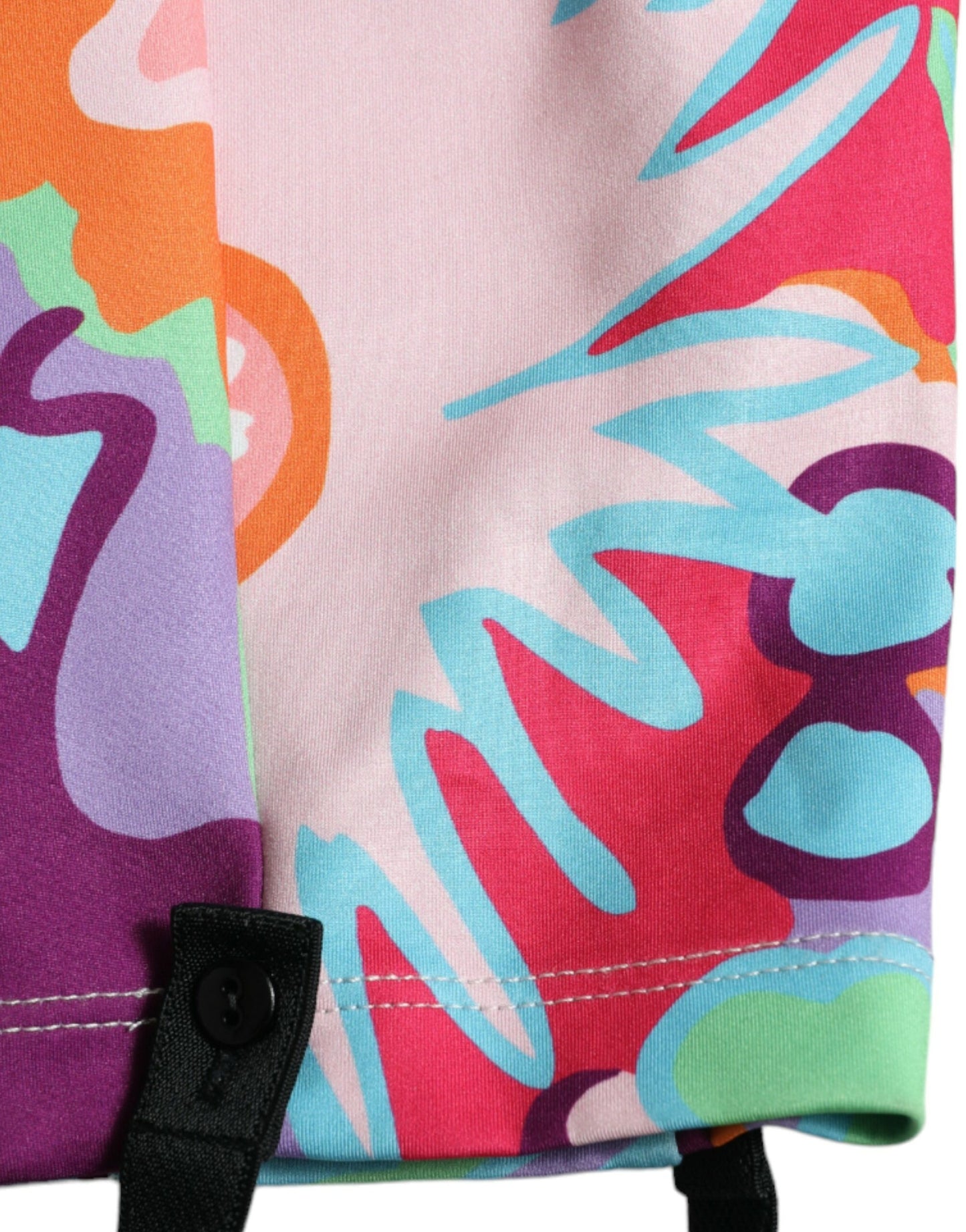 Dolce & Gabbana multicolor bloemenprint leggings met hoge taille