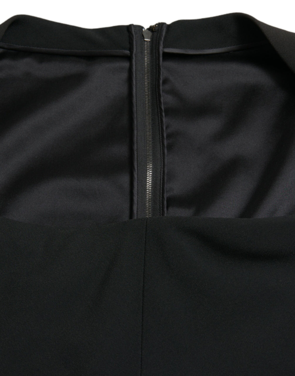 Robe sans manches Dolce & Gabbana en cady noir