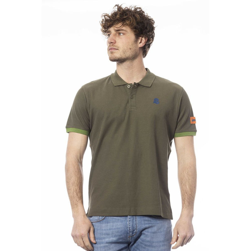 Invicta Groene Katoenen Polo Shirt voor Heren